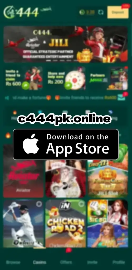 C444 on iPhone: Safari web app shortcut mock for Pakistan players adding the game to the home screen
